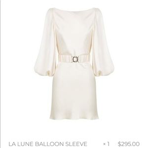 Shona Joy cream cocktail dress